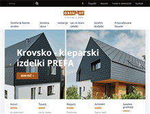 Tablet Screenshot of obenauf.si